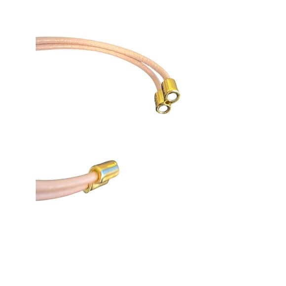 Valentino Garavani NWT VLogo Signature Leather Bracelet in Pink Size M - Picture 13 of 14